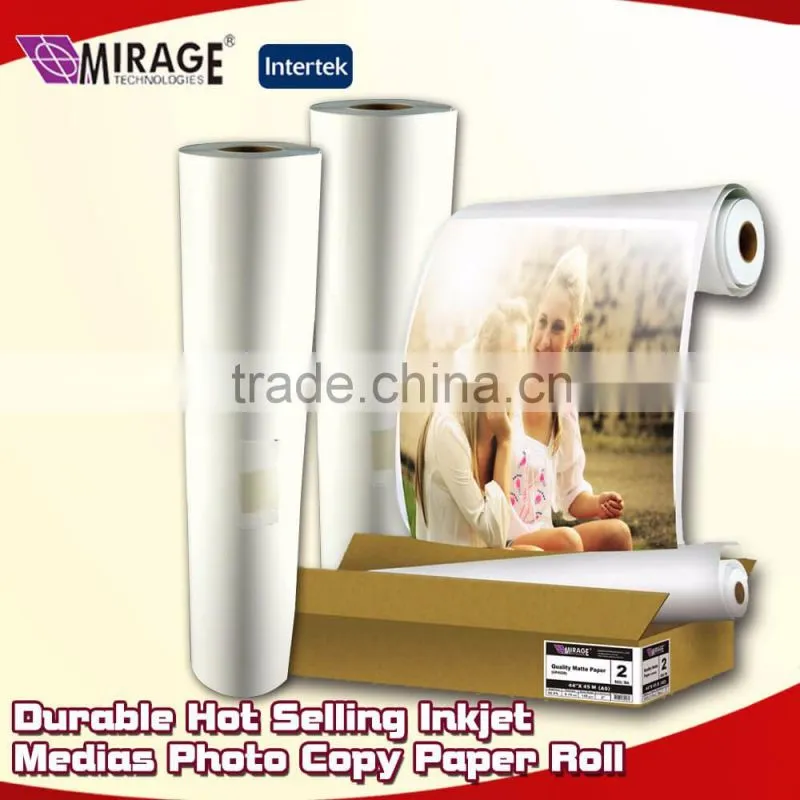 Durable Hot Selling Inkjet Medias Photo Copy Paper Roll