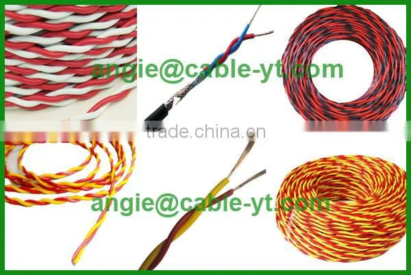 BC or TC conductor 2*2.5mm Twisted Pair Flexible Cable Wire with PVC Insulation