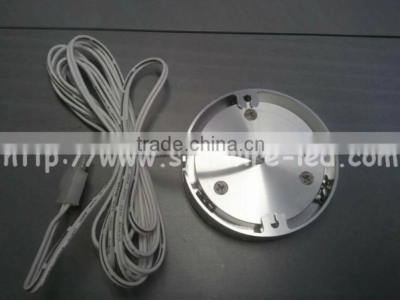 Hot sale 2012 newest 3x1W white LED puck light(SW-PK103-C3X-12V DC)