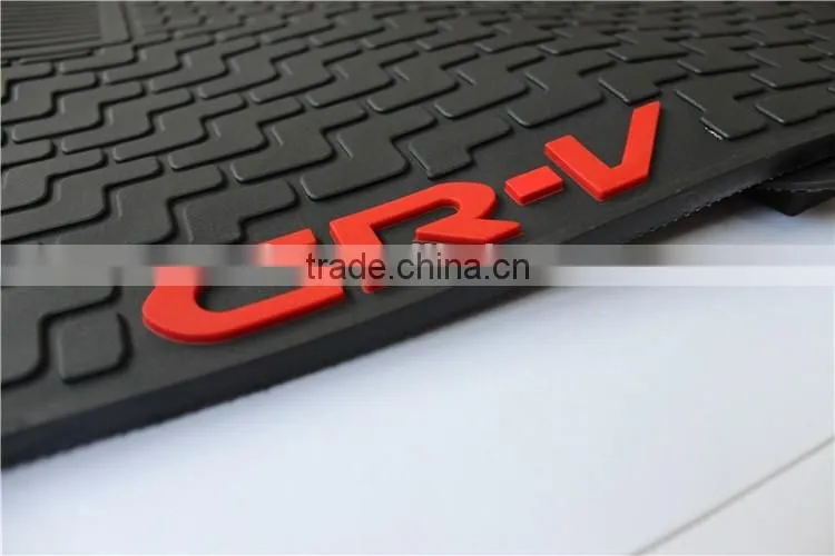 4pcs of fire proof automobile rubber mat for Honda CRV 2011 car mat