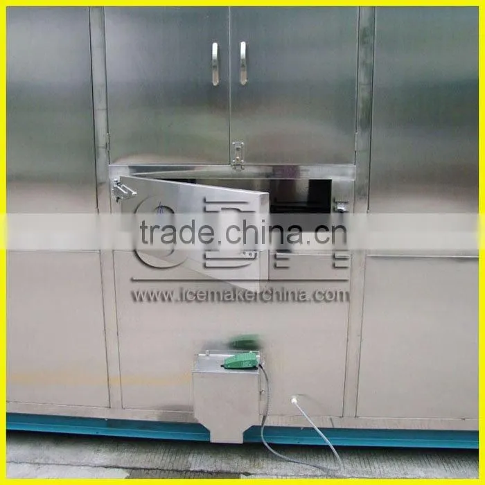 Convenience to install 3000kg cube ice machine to frozen fish