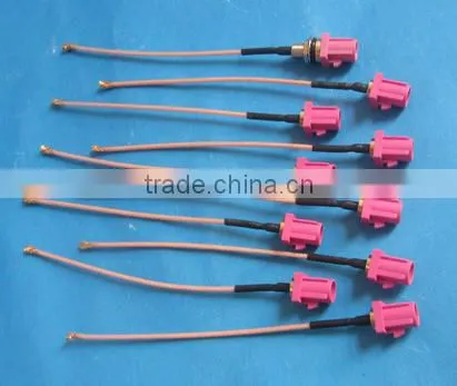 Fakra H to IPEX adapter cable RG178