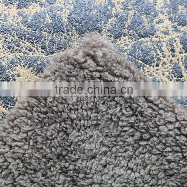 Wholesale hot stamping waterproof faux suede fabric soft toys fur fabric faux suede fabric