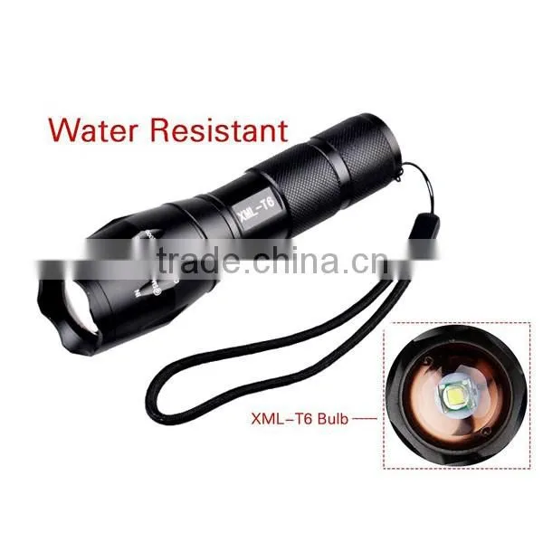 Brightest Zoom 5 Modes G700 Long Range 18650 Rechargeable XML T6 10W LED G700 Tactical Flashlight
