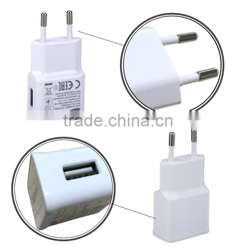 2016 new high-end product EP-TA10EWE single usb wall charger EU plug for samsung