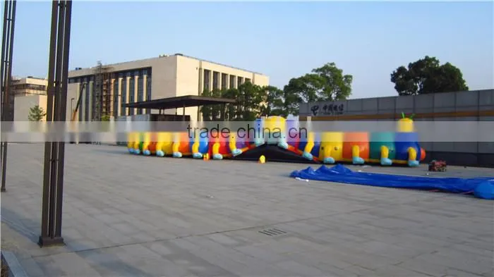 funny inflatable tunnel for sports game