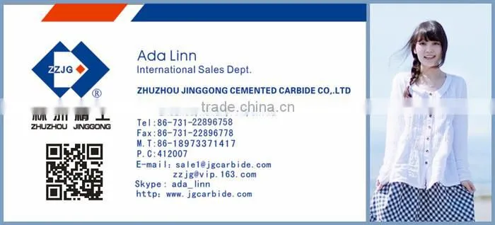 Zhuzhou Jinggong Factory Supply Cemented Tungsen Carbide Rod