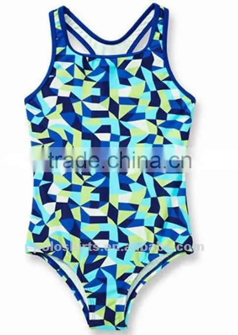 2012 Chlorine Resistant Fabric PBT Woman Swimwear Printing Swimsuit