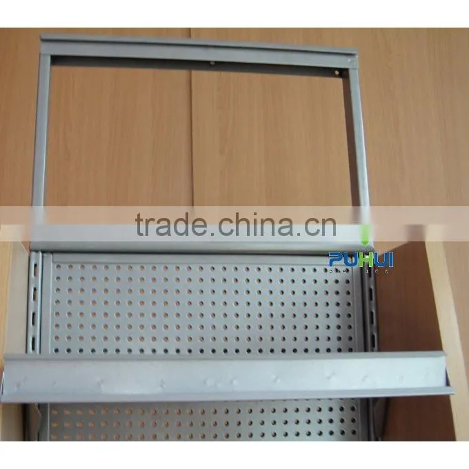 metal wood display fixture