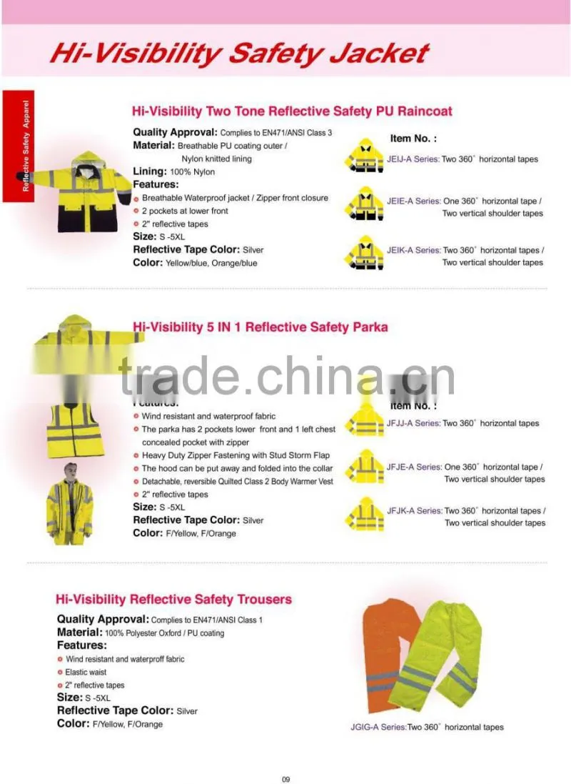 Hi-Visibility LED safety V type mesh reflective vest
