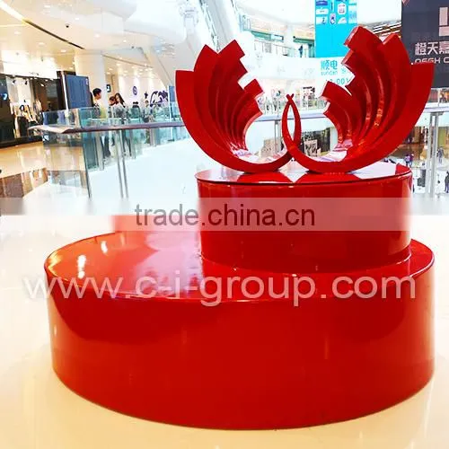 (FRP) new design Orange Shape Kiosk,transportable convenient Food Shop