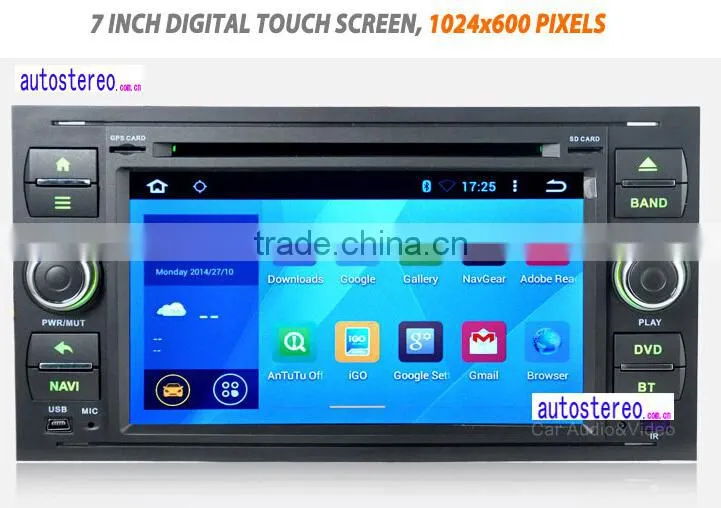 7 inch Android 4.2.2 Car DVD player GPS Navigation for Ford FocusKuga car audio stereo