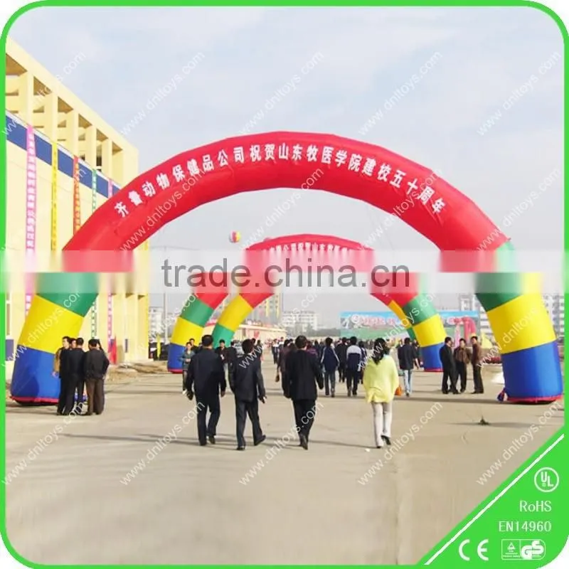 colorful inflatable arch for event decoration