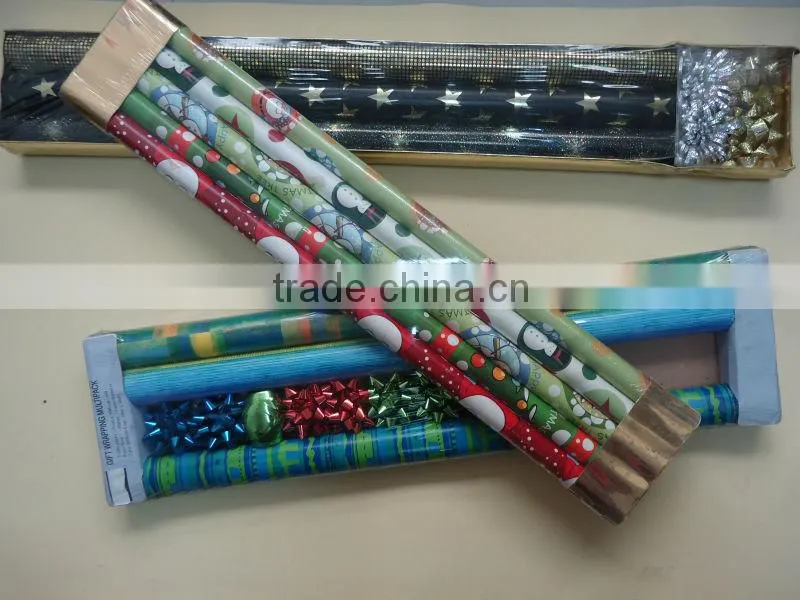 Holographic gift wrapping paper for Easter