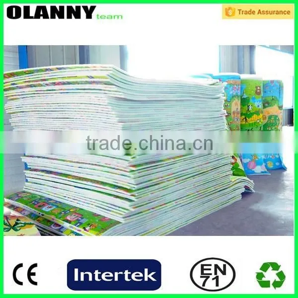made in china PE+EPE foam colorful play mat