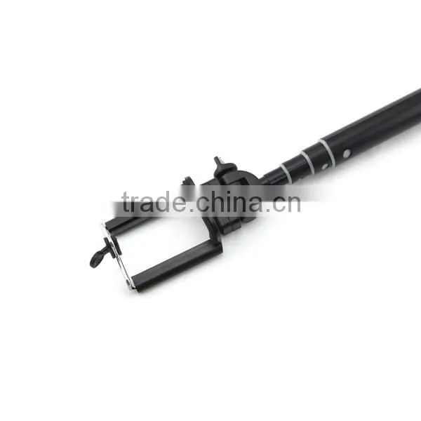 2015 Wholesale Aluminum Alloy Selfie Stick Bluetooth Camera Bluetooth Monopod Selfie Stick for Phone