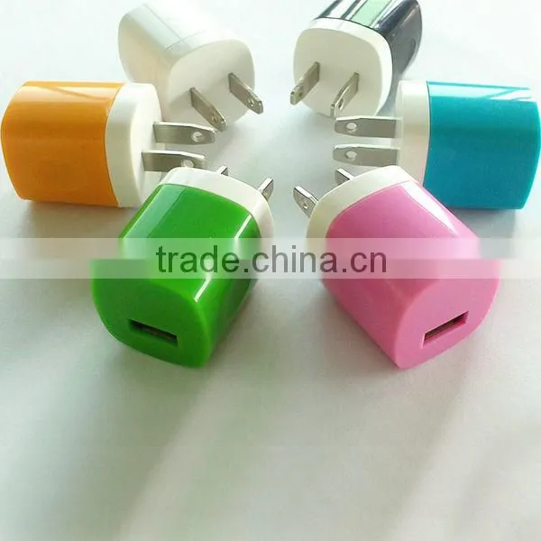 Wall Charger Mini Colorful Charger 5V 1A Wall Charger