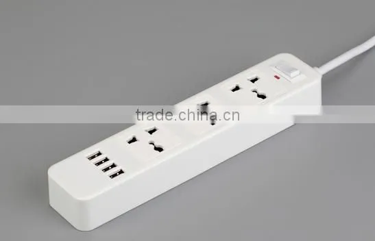 2500w power extension socket with USB charging port