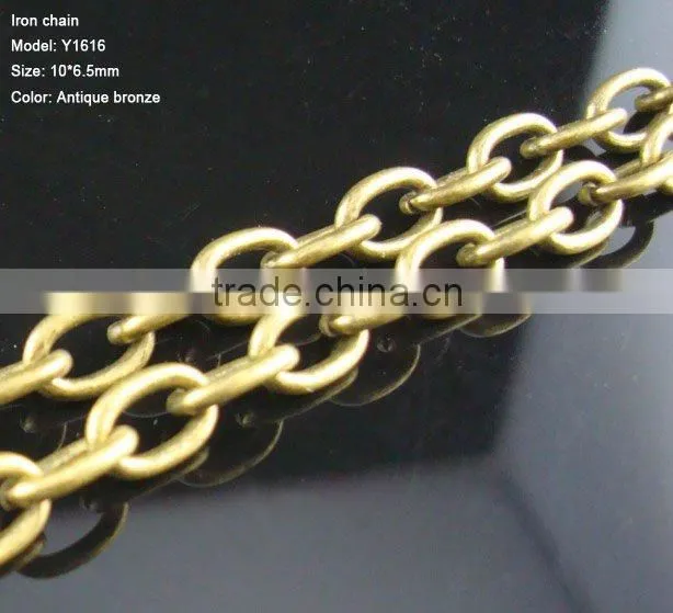3.0mm size Iron material box chain in Nickel color