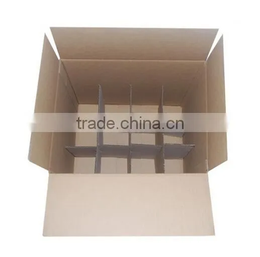 Durable e flute shipping box for bottle packing