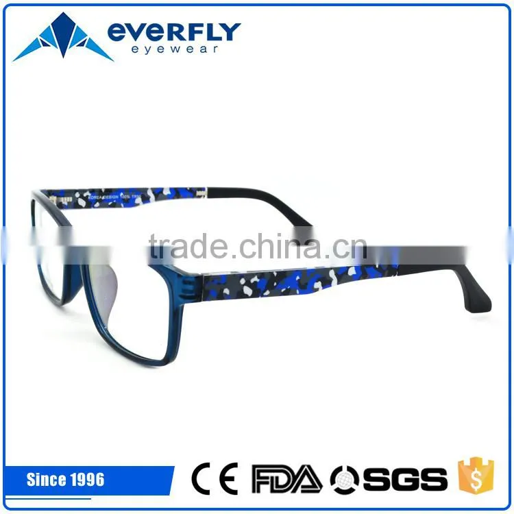 2015 Cheap flexible tr90 eyewear optical frame with different colors