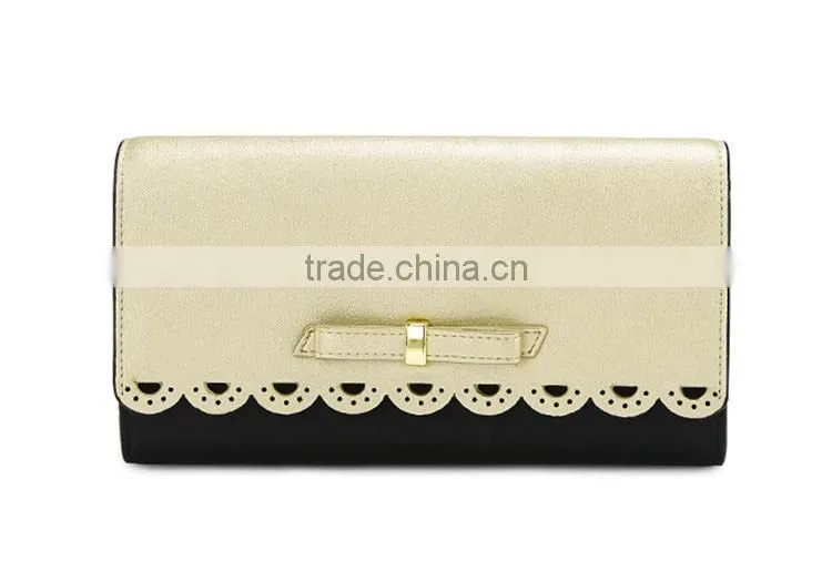 Beauty lady bud silk design new model wallet in multi color