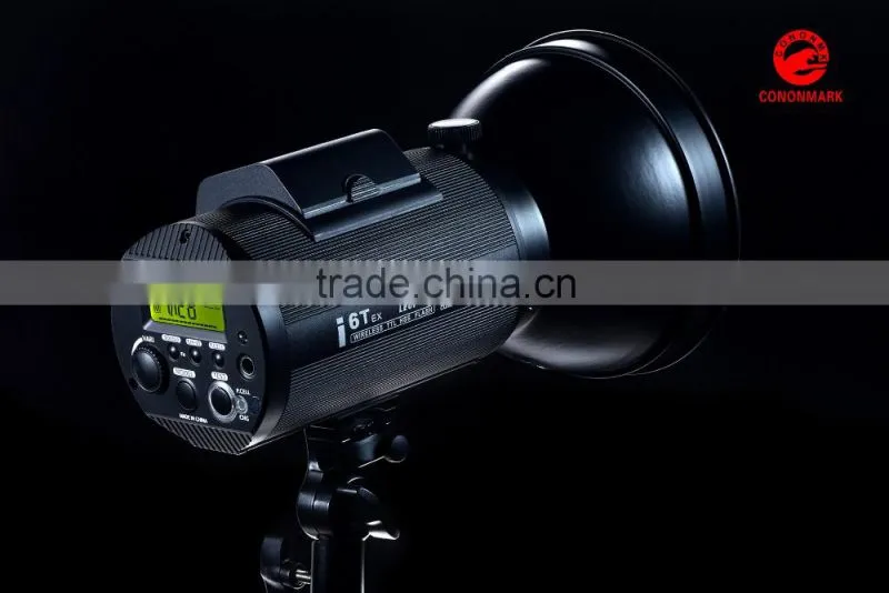 CONONMARK digital 600WS i6T digital camera studio outdoor photo strobe flashlight with transmitter