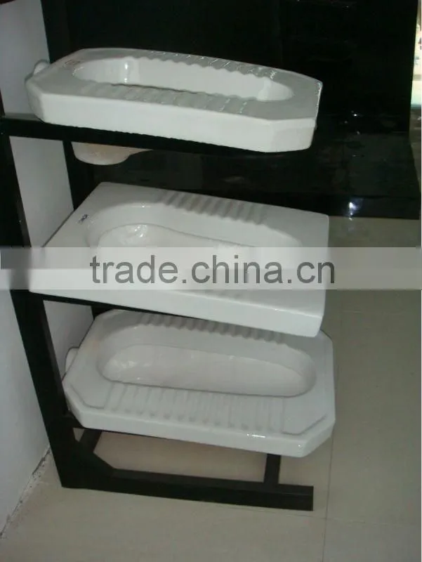 Popular design ceramic squatting pan WC bowl for bathroom