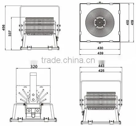 flood light 600w beam angle 90