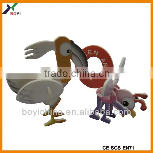 Promotional Cheap Kids Toy 3d Puzzles with Custom Design