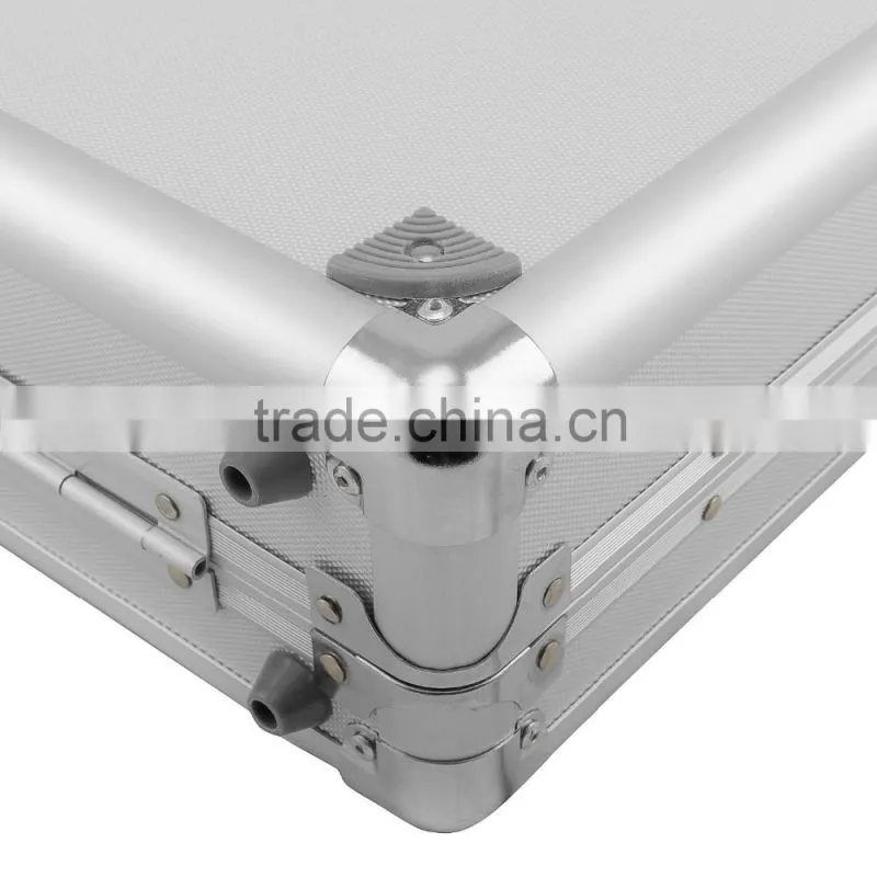 sliver aluminum gun case rifle carrying case
