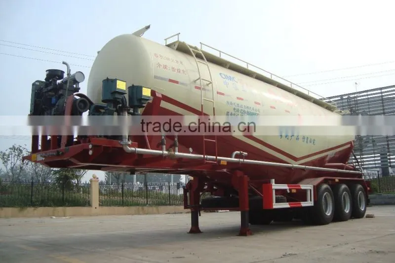 CIMC Direct Factory 60T Cement Bulk Carrier Semi Trailker For Sale