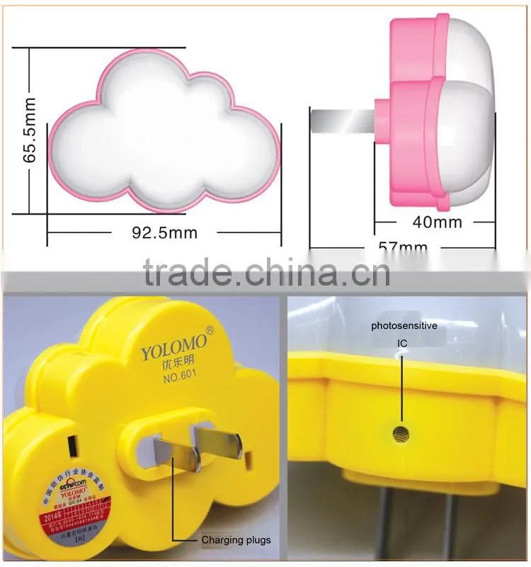 intelligent control sensor sensing mini night light for children bedroom