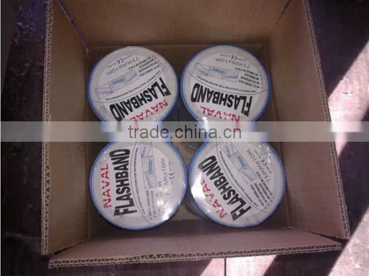 Shandong huiyuan top quality, hot sell self-adhesive bitumen flashing tape