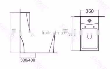 sanitary ware wc toilet one piece toilet ceramic siphonic s-trap 300/400mm toilet factory top quaity toilet Y8021