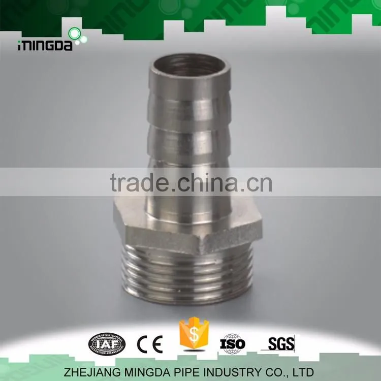 MD floor heart pipe brass parts copper pipe press fitting tube connector brass barb hose fitting brass compression pipe fitting