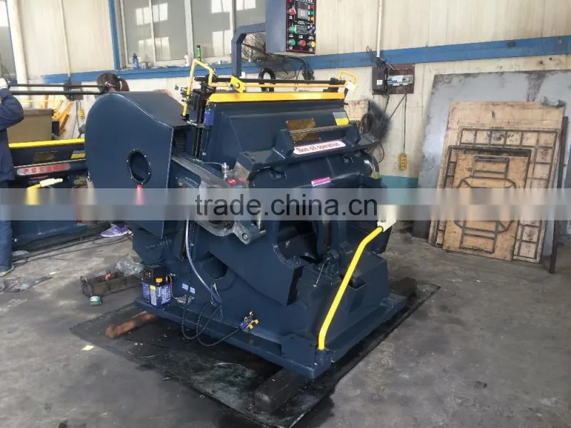 750mm Die Cutting and Creasing Machine for Paperboard , Packaging Carton Machine