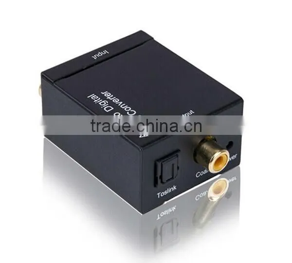 Audio converter analog to digital coaxial or toslink converter audio converter 1.5ch audio