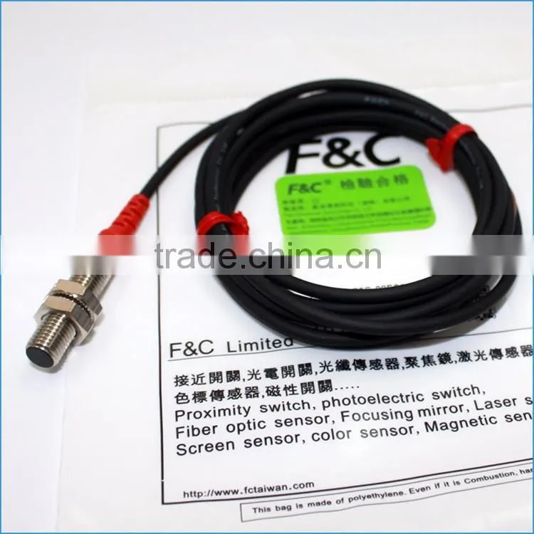 M8 short body 12-24vdc PNP proximity sensor for sales
