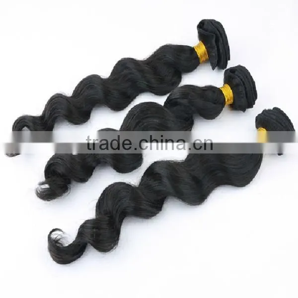Top quality brazilian 24inch human hair weave extension
