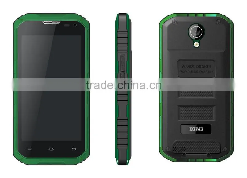 DHL Fast Delivery BM99 IP67 Waterproof Cell Phone Dual Core Android 4.2 4.5 Inch IPS 854X480 512MB RAM 4GB ROM Dual Sim