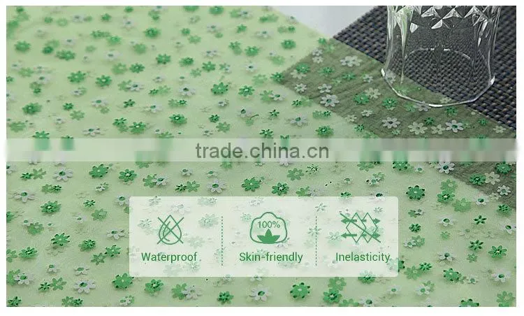 Home,Hotel,Outdoor,Party Use and Plain Dyed Pattern Peva Tablecloth