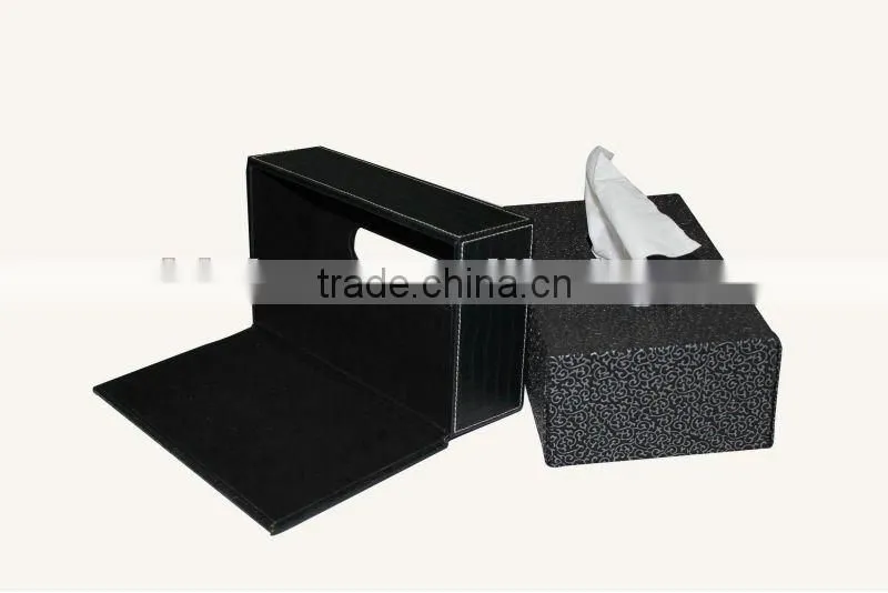 High quality leather tissue boxes,personalized pu leather tissue boxes, tissue boxes manufacturer in China