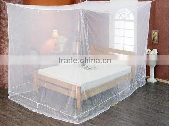 Rectangular treated mosquito netting