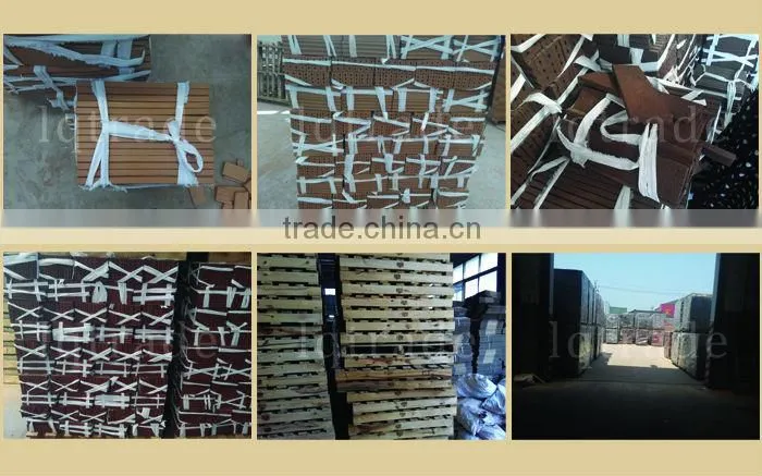 Exterior Wall Decoration Gray Blocks Porcelain Tile