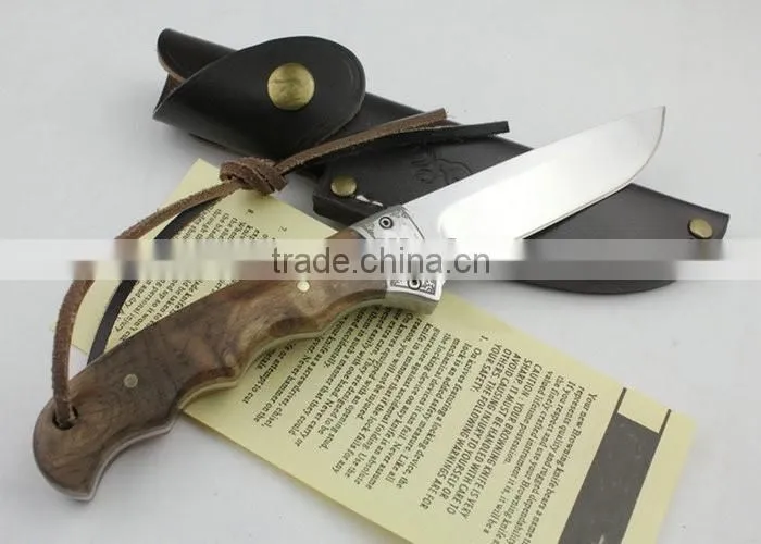 OEM handmade Wood Hunting Survival Knife