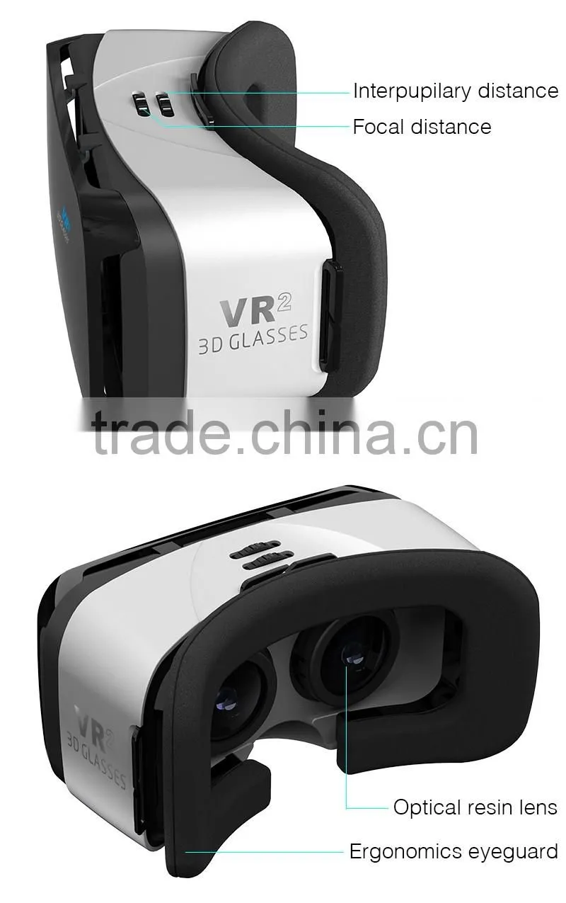New technology VR BOX 2.0 headset for smart phone