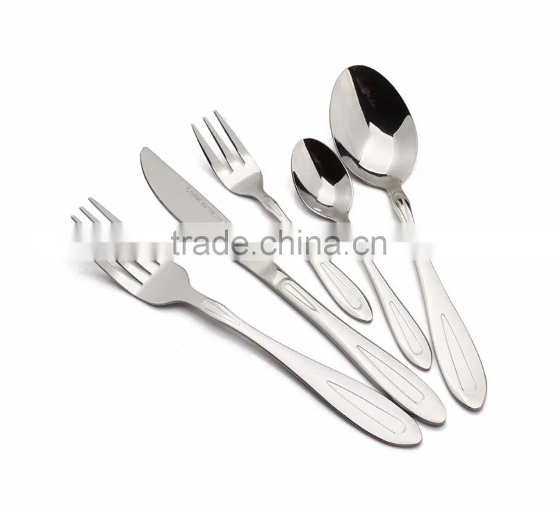 inox flatware, individual cutlery set, cutlery stainless