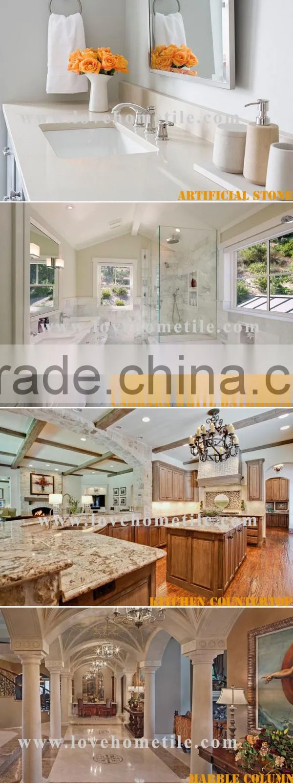 Cheap China factory supplier beige sandstone slabs for outdoor wall