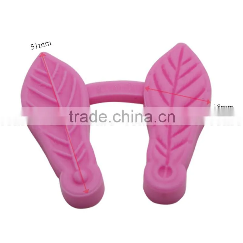 Poinsettia leaf of silicone veiner mould - 51mm long